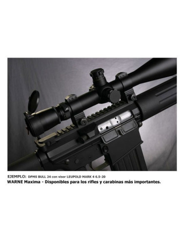 Juego de Anillas WARNE Tactical 1" [Fijas] -...