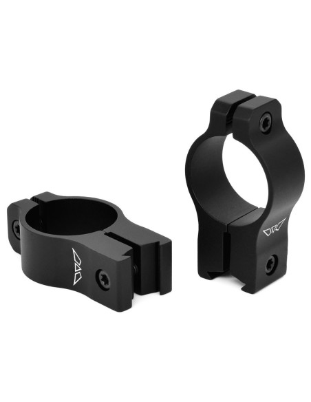 Juego de Anillas WARNE VAPOR 1" carril 11mm. [Fijas] - Altas