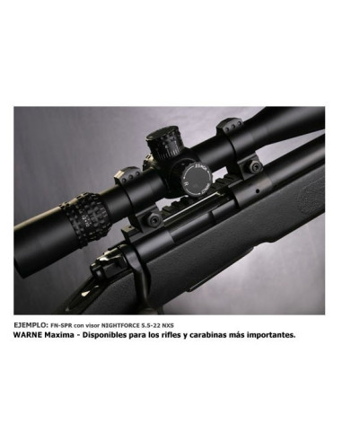 Juego de Anillas WARNE Tactical 1" [Fijas] - Altas