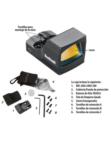 Visor BUSHNELL RXC-200 Compact Reflex Sight