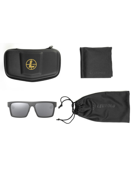 Gafas LEUPOLD BECNARA - montura gris oscura / lente gris claro brillo