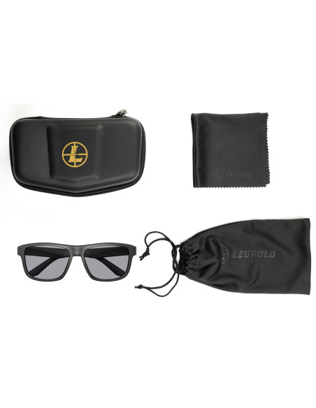 Gafas LEUPOLD KATMAI - montura negra mate / lente gris claro