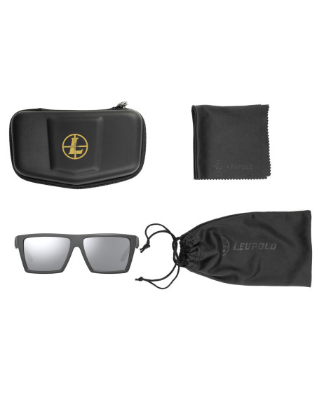 Gafas LEUPOLD REFUGE - montura negra mate / lente gris claro brillo