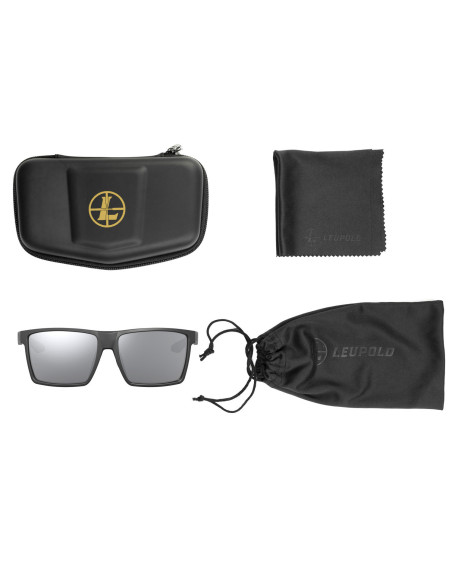 Gafas LEUPOLD DESOTO - montura negra mate / lente gris claro brillo