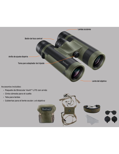 Prismático BUSHNELL R5 - 8x42