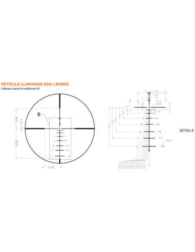 Visor BUSHNELL R5 6-18x50 Side Focus SFP...