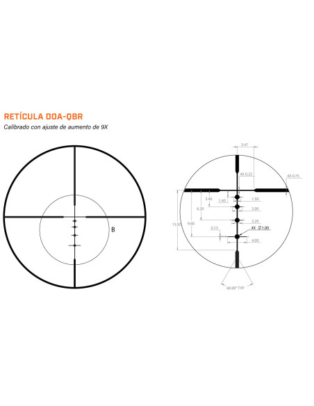 Visor BUSHNELL R3 6-18x50 DOA-QBR
