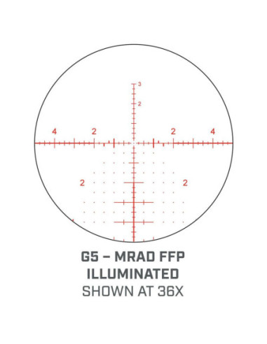Visor BUSHNELL ELITE TACTICAL XRS3 6-36x56 FFP G5i