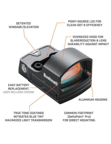 Visor BUSHNELL RXS-100 Reflex Sight