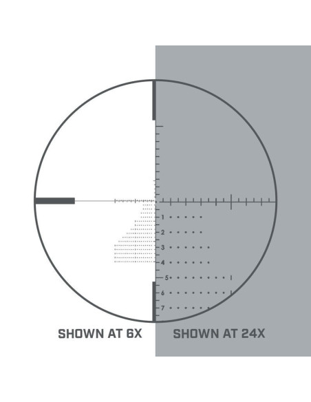 Visor BUSHNELL MATCH PRO 6-24x50 Side Focus Deploy MIL FFP