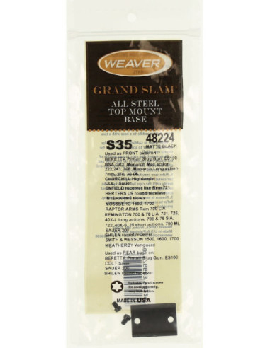 Base delantera/trasera WEAVER Grand Slam S35 -...